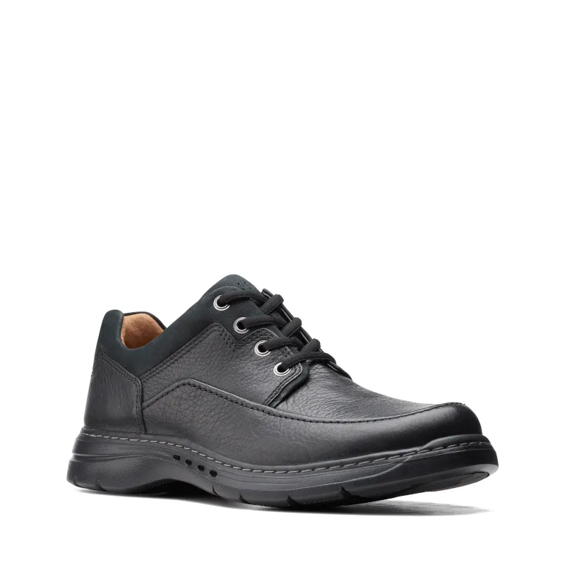 Men’s Clarks Un Brawley Lace – Black