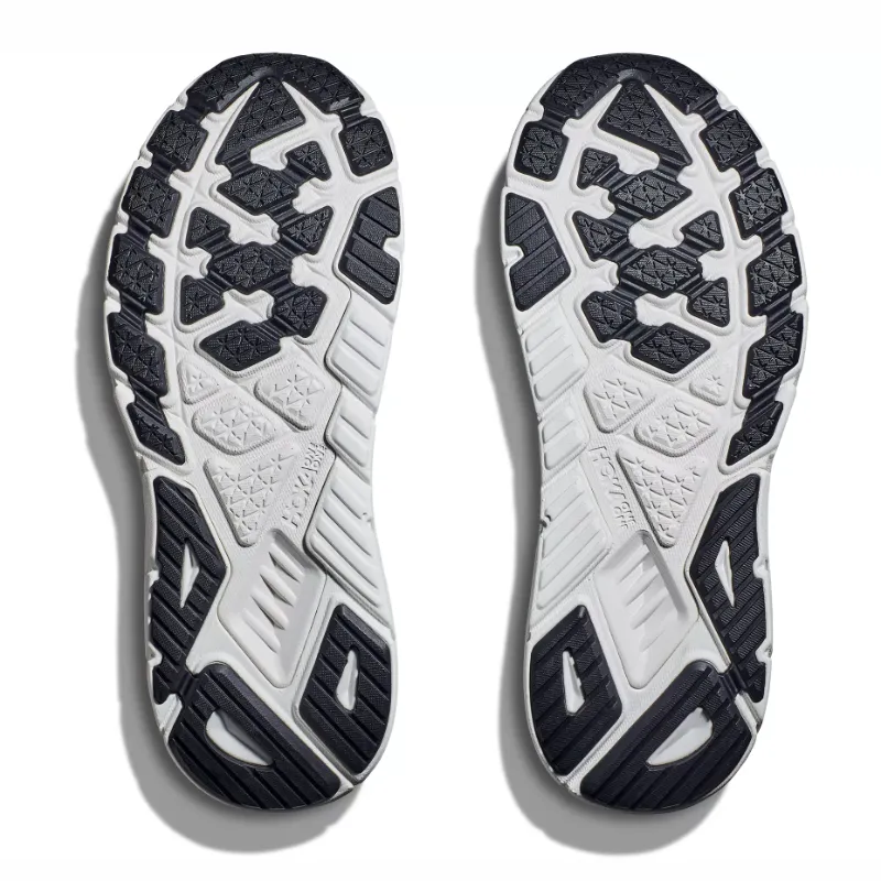 Men’s HOKA Arahi 6 – Blanc de Blanc/Steel Wool (BDBSW)