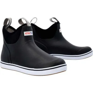 Men's 6 Ankle Deck Boot - Black