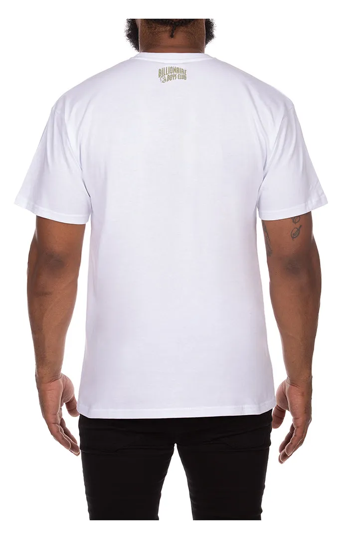 Men's BBC Helmet Ss Tee- WHITE