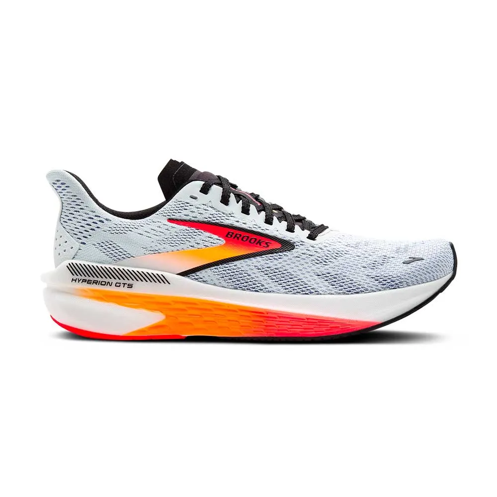 Men's Hyperion GTS 2 Running Shoe - Illusion/Coral/Black - Regular (D)