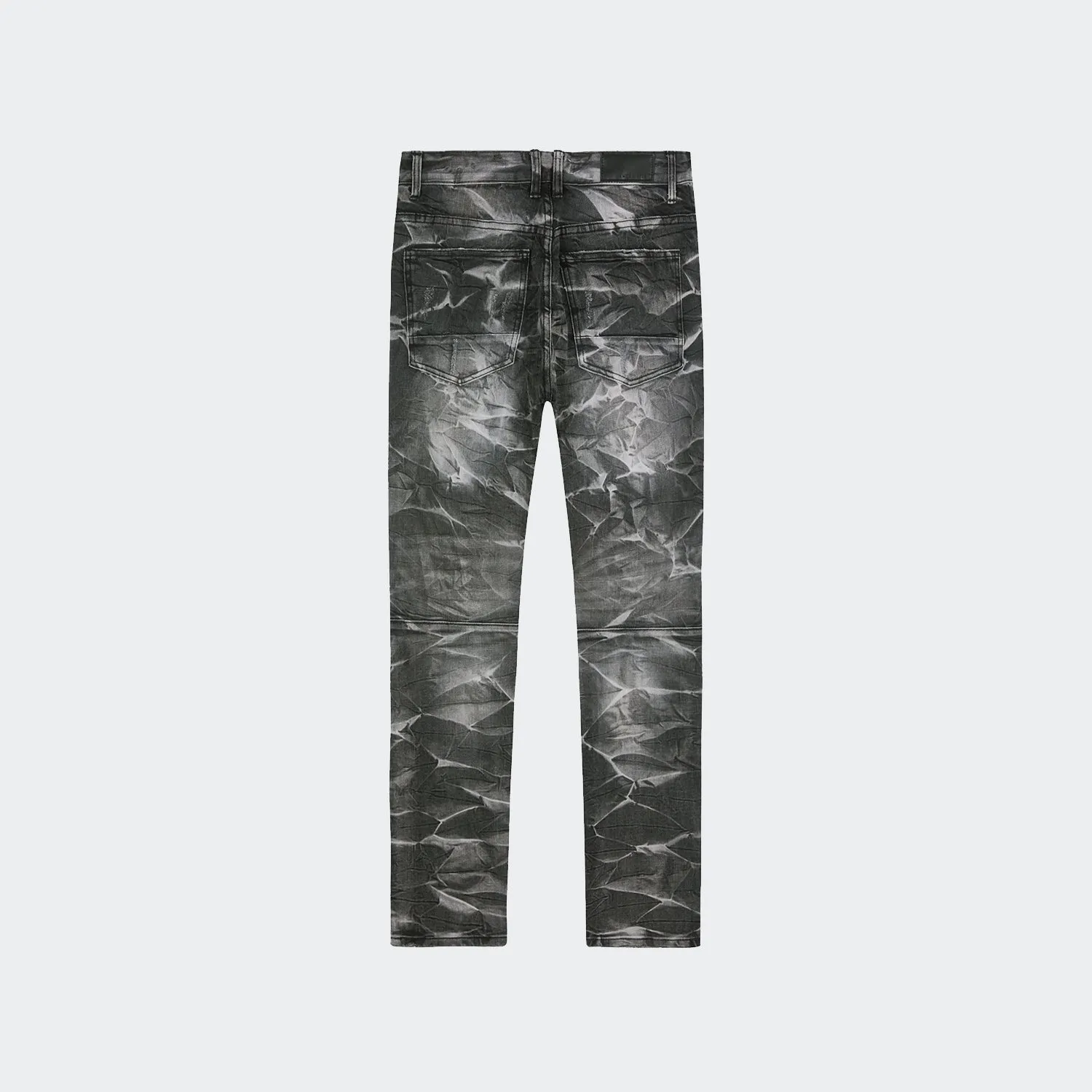 Men's Smoke Rise Lightning Effect Jeans Gail Black