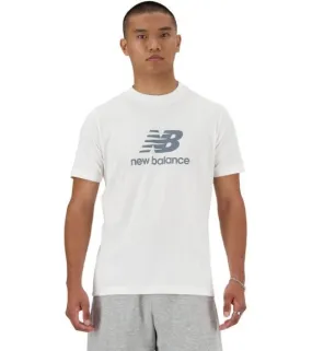 Men's T-shirt New Balance Seslcottee MT41502 WT