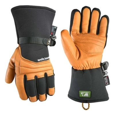 Men's Wells Lamont Outdoor Insulated Adjustable Wrist Gauntlet Gloves