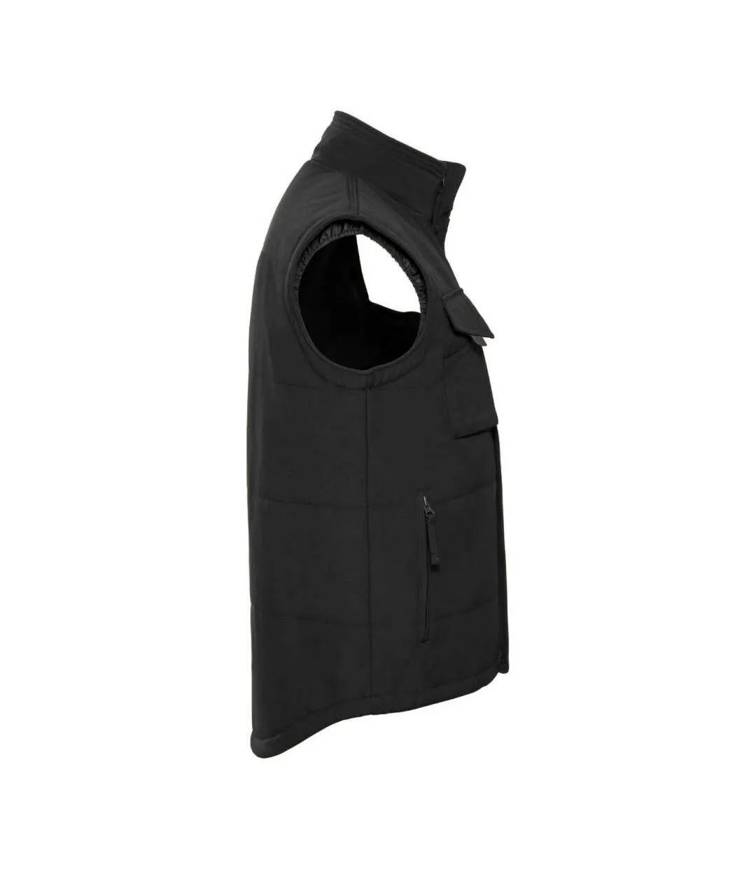 Mens workwear gilet jacket black Russell