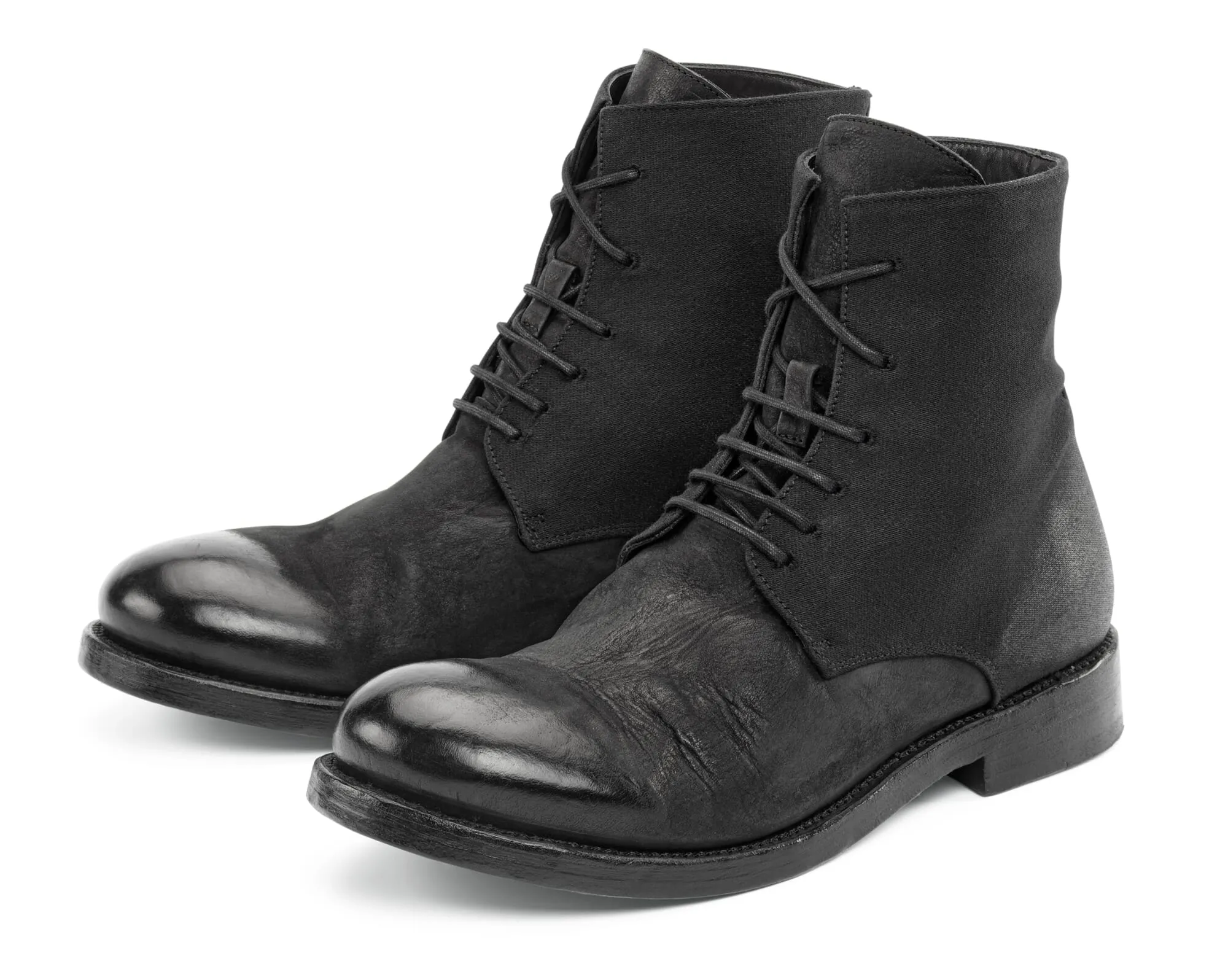Men's lace-up boot, Black | Manufactum