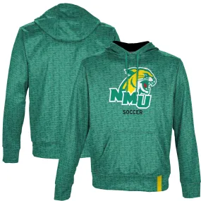 Men's ProSphere Green Northern Michigan Wildcats Soccer Name Drop Pullover Hoodie