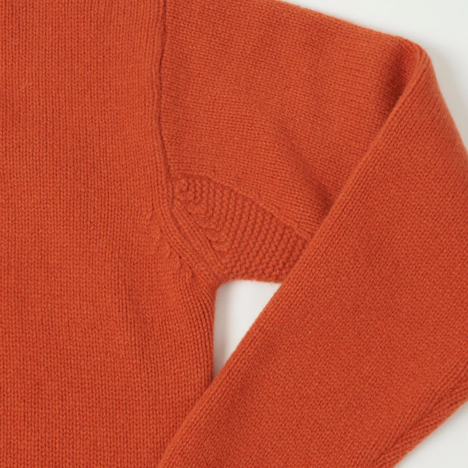 Merz b. Schwanen LOCC01 Knit Crew Neck Pullover - Rust