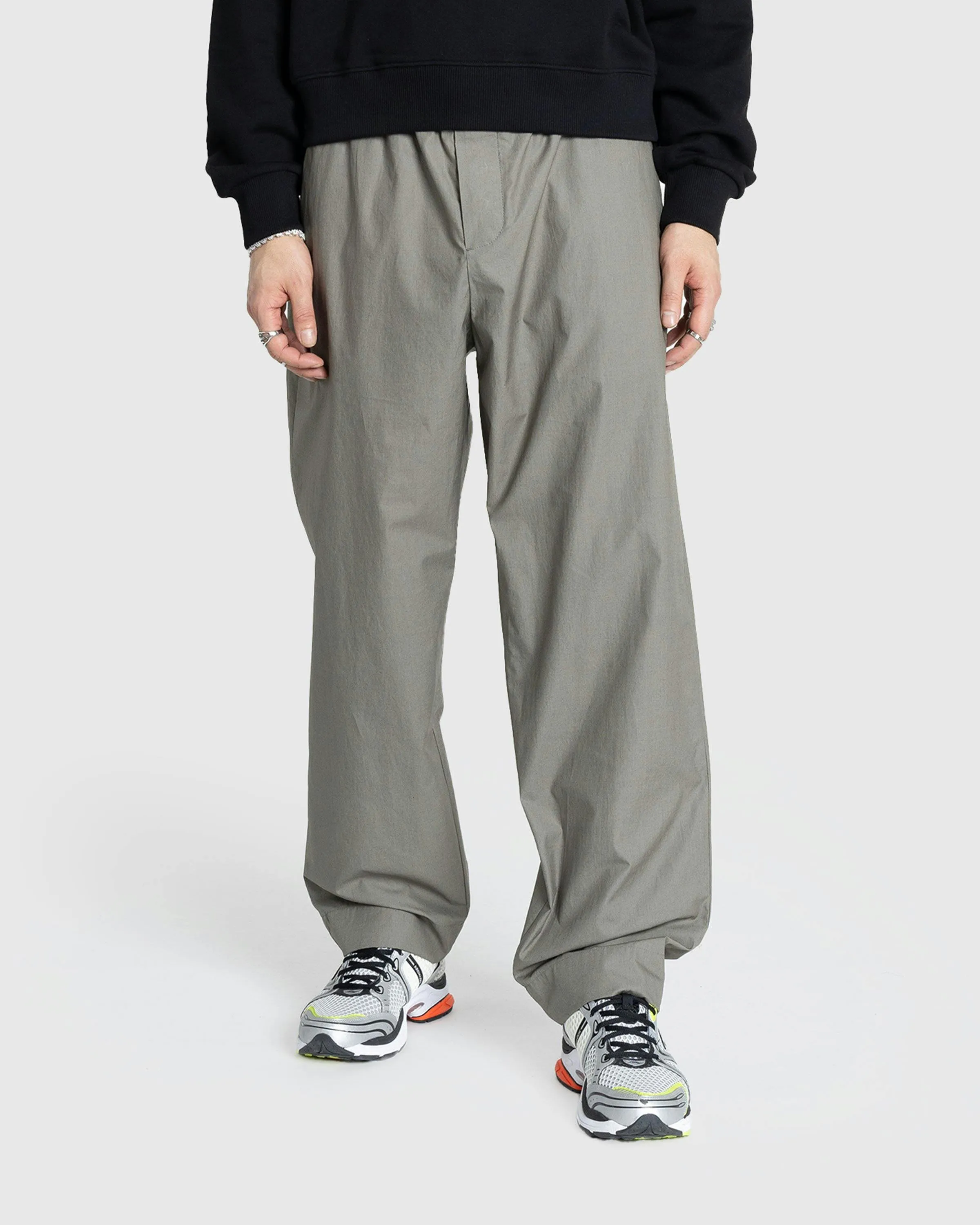 Meta Campania Collective – Ed Unlined Cotton Drawstring Trousers Weimaraner Gray | Highsnobiety Shop