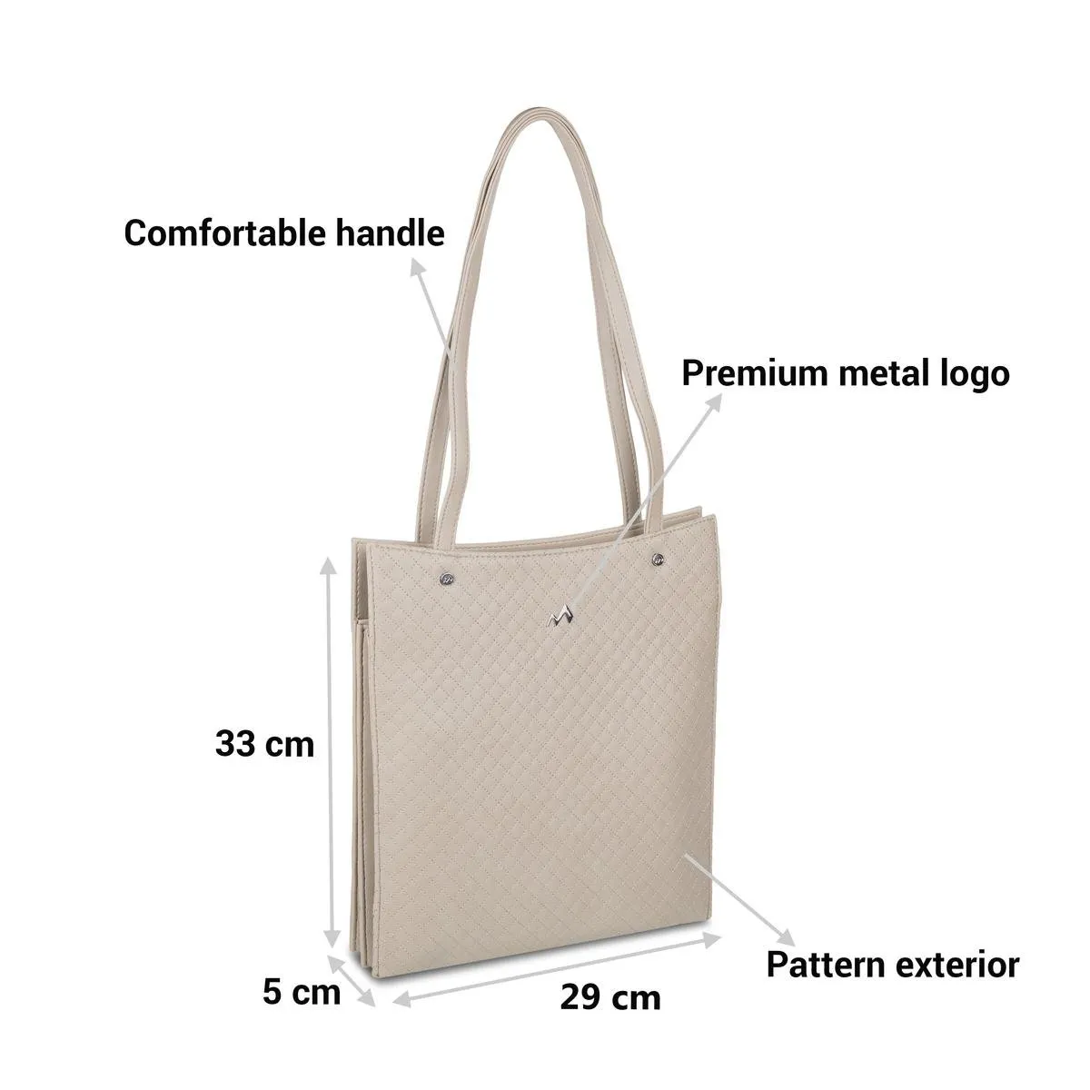 Metro Women Beige Shoulder Bag