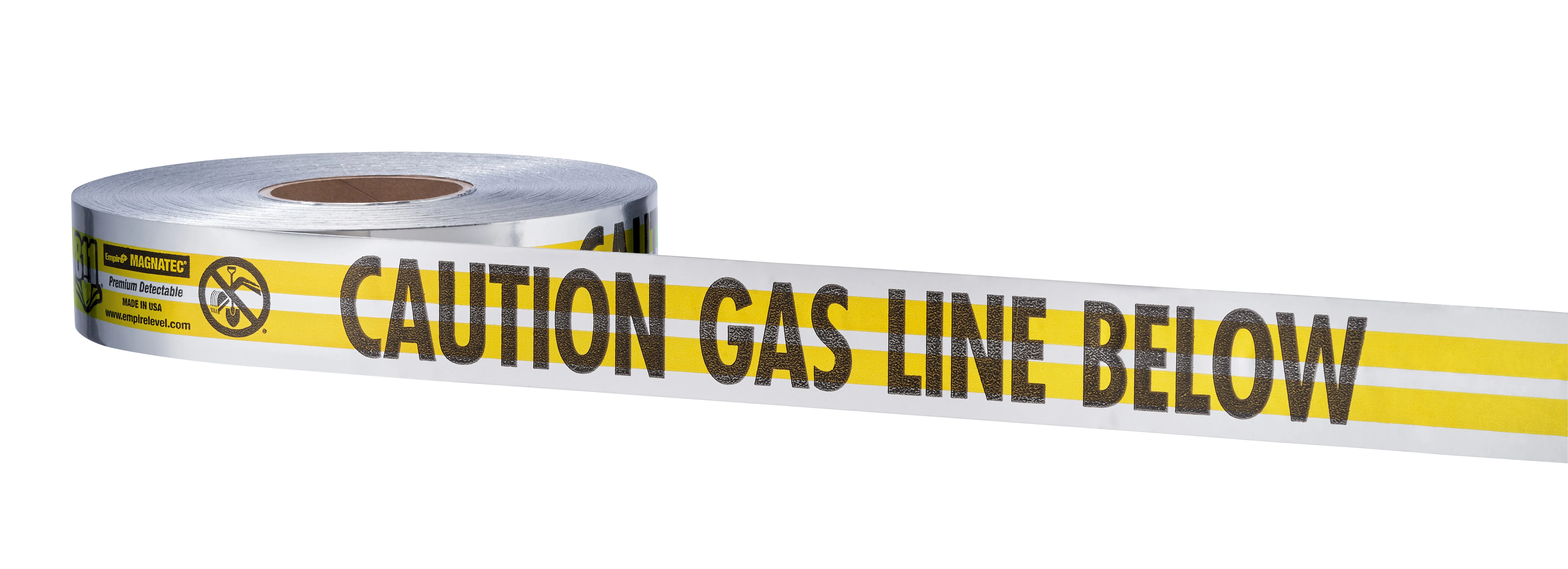 Milwaukee 31-140 MAGNATEC Premium Detectable Tape-Gas Line 2" x 1000'
