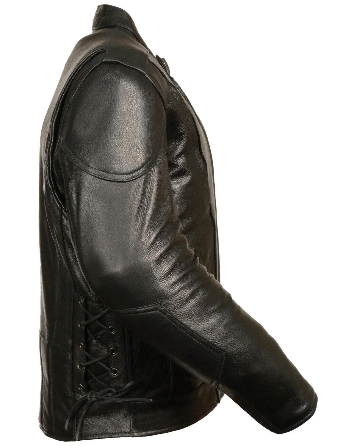 Milwaukee Leather Men's Side Lace Vented Scooter Jacket - 3X
