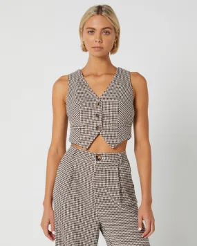 Minkpink Elena Vest Top - Chock Nat | SurfStitch
