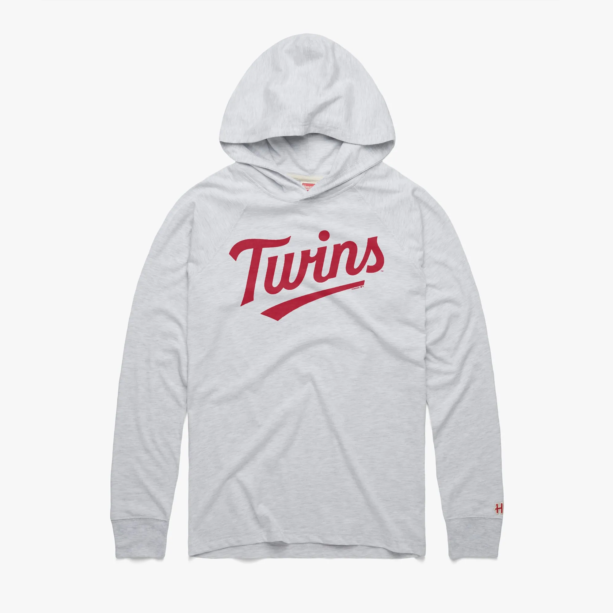 Minnesota Twins Jersey Logo Lightweight Hoodie