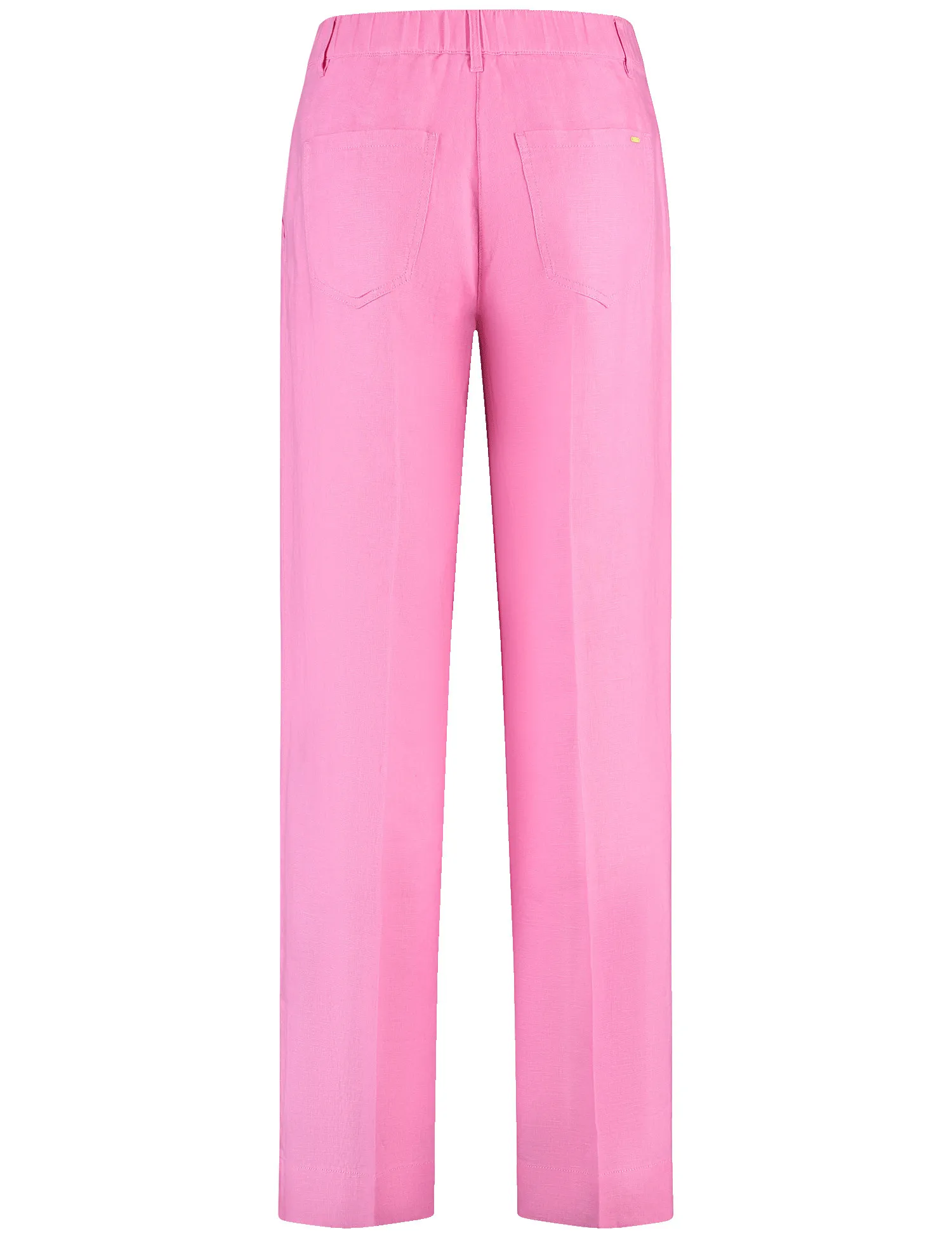 MIR꞉JA WIDE LEG linen trousers with an elasticated waistband