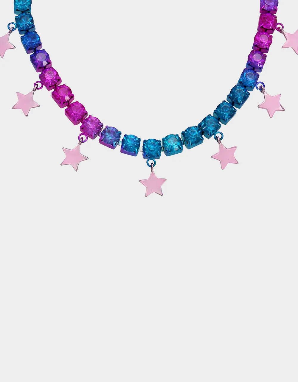 MISS USA TENNIS FRONTAL NECKLACE MULTI