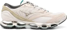 Mizuno Wave Prophecy panelled sneakers Neutrals