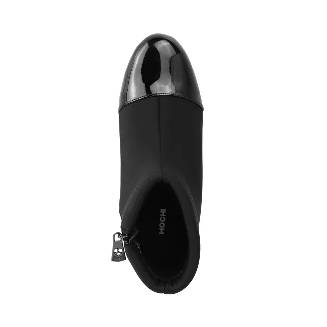 Mochi Girls Black Casual Boots