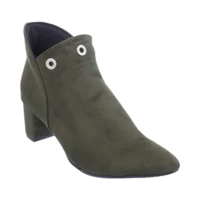 Mochi Women Green Party Boots