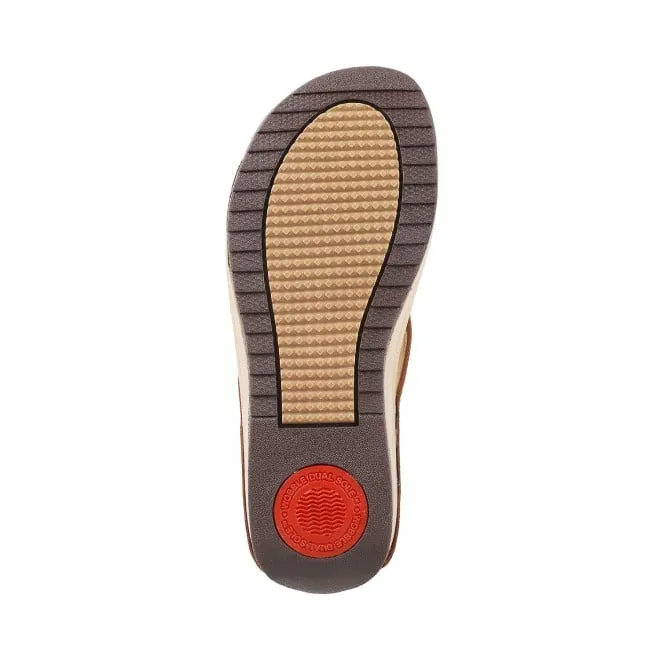Mochi Women Tan Casual Slippers