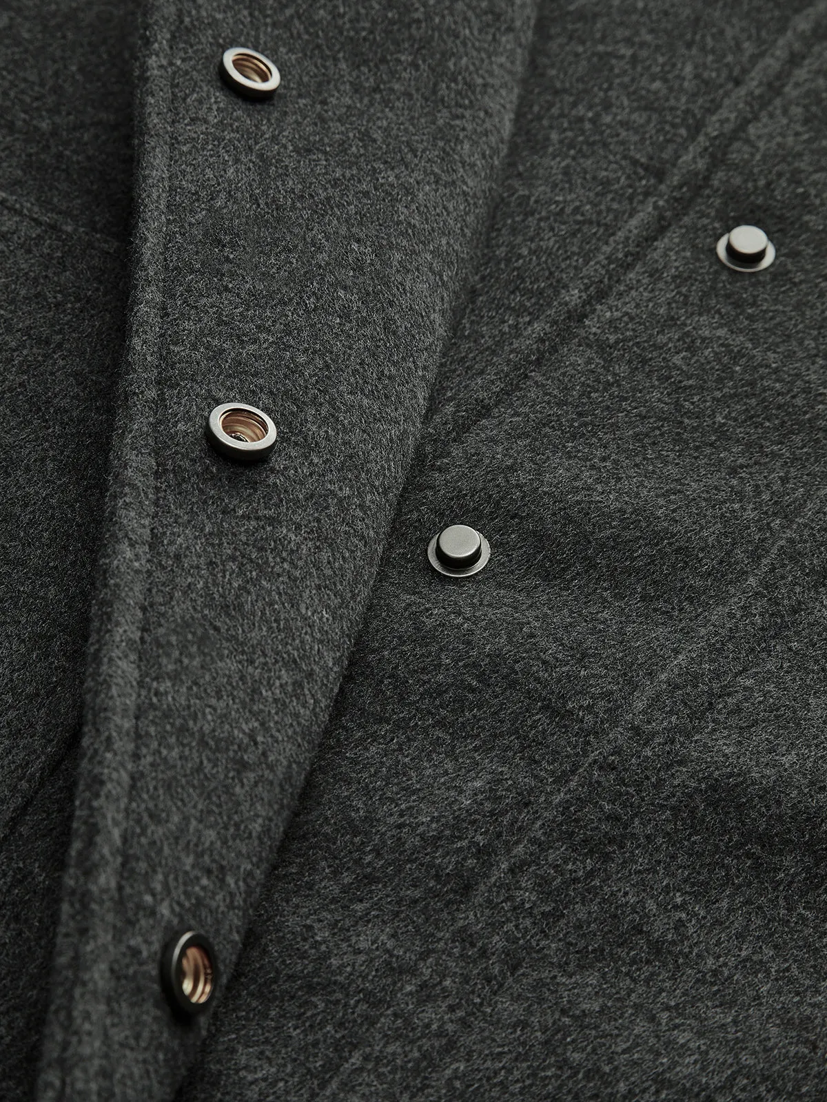 Mock Neck Button Short Jacket