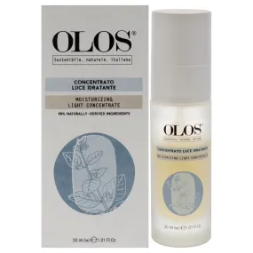 Moisturizing Light Concentrate Serum by Olos for Unisex - 1.01 oz Serum