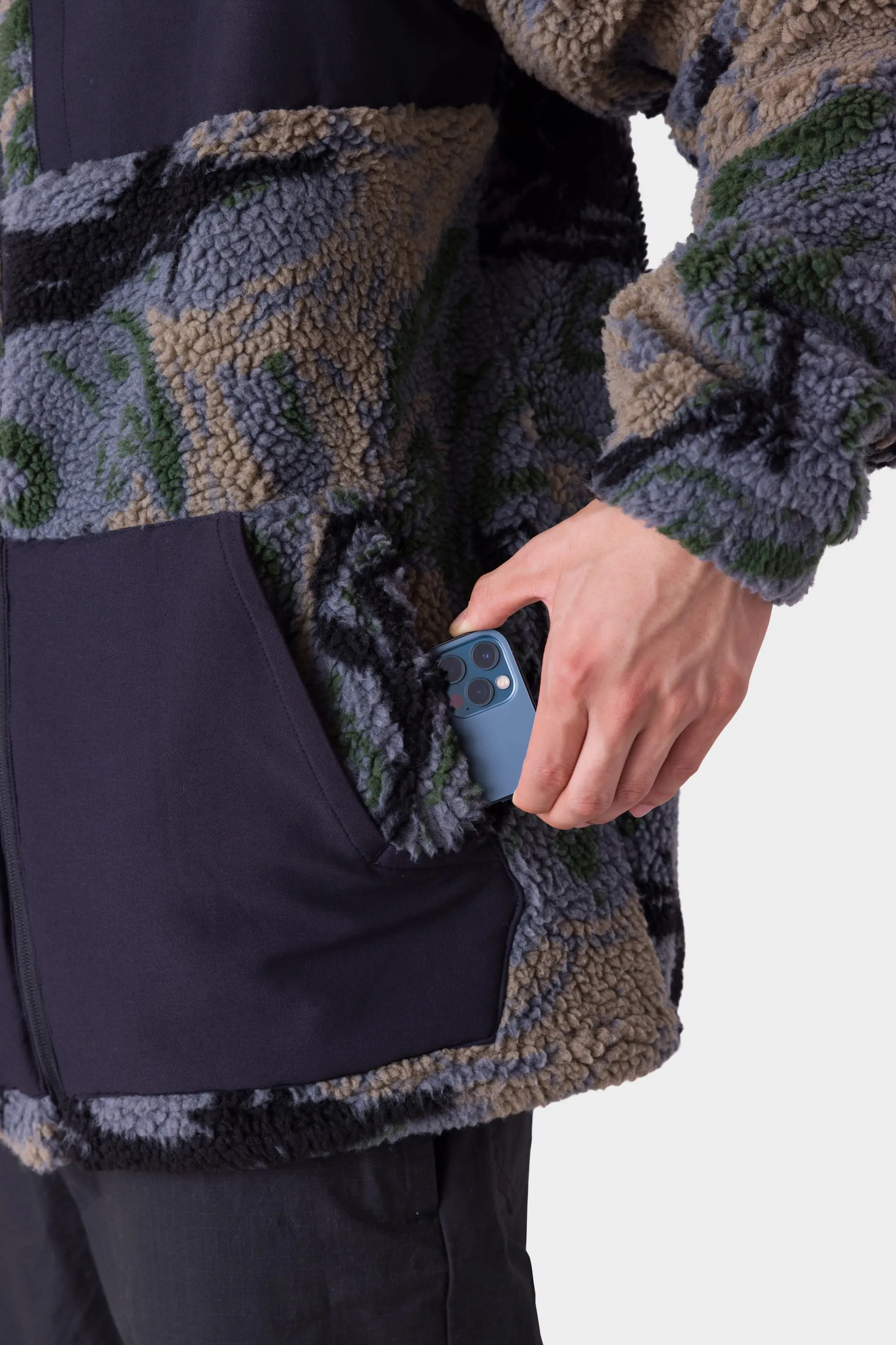   Molehill Sherpa Zip Up Jacket