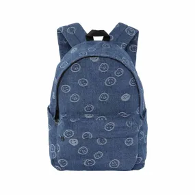 Molo Unisex Happiness Blue Backpack With Laptop Pocket