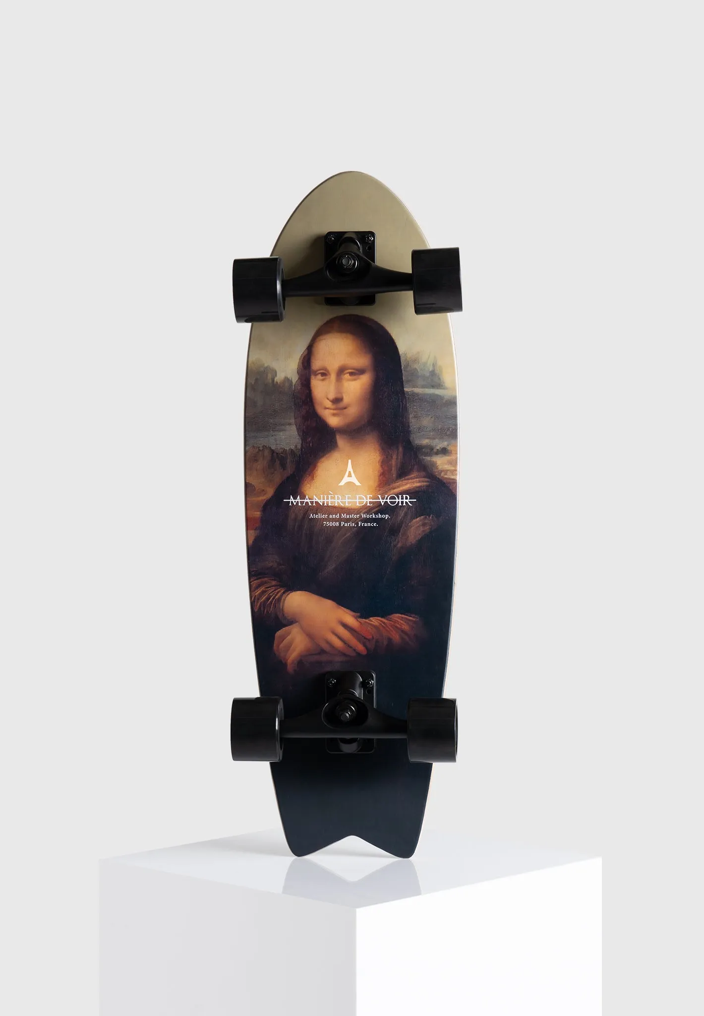 Mona Lisa Skateboard - Black