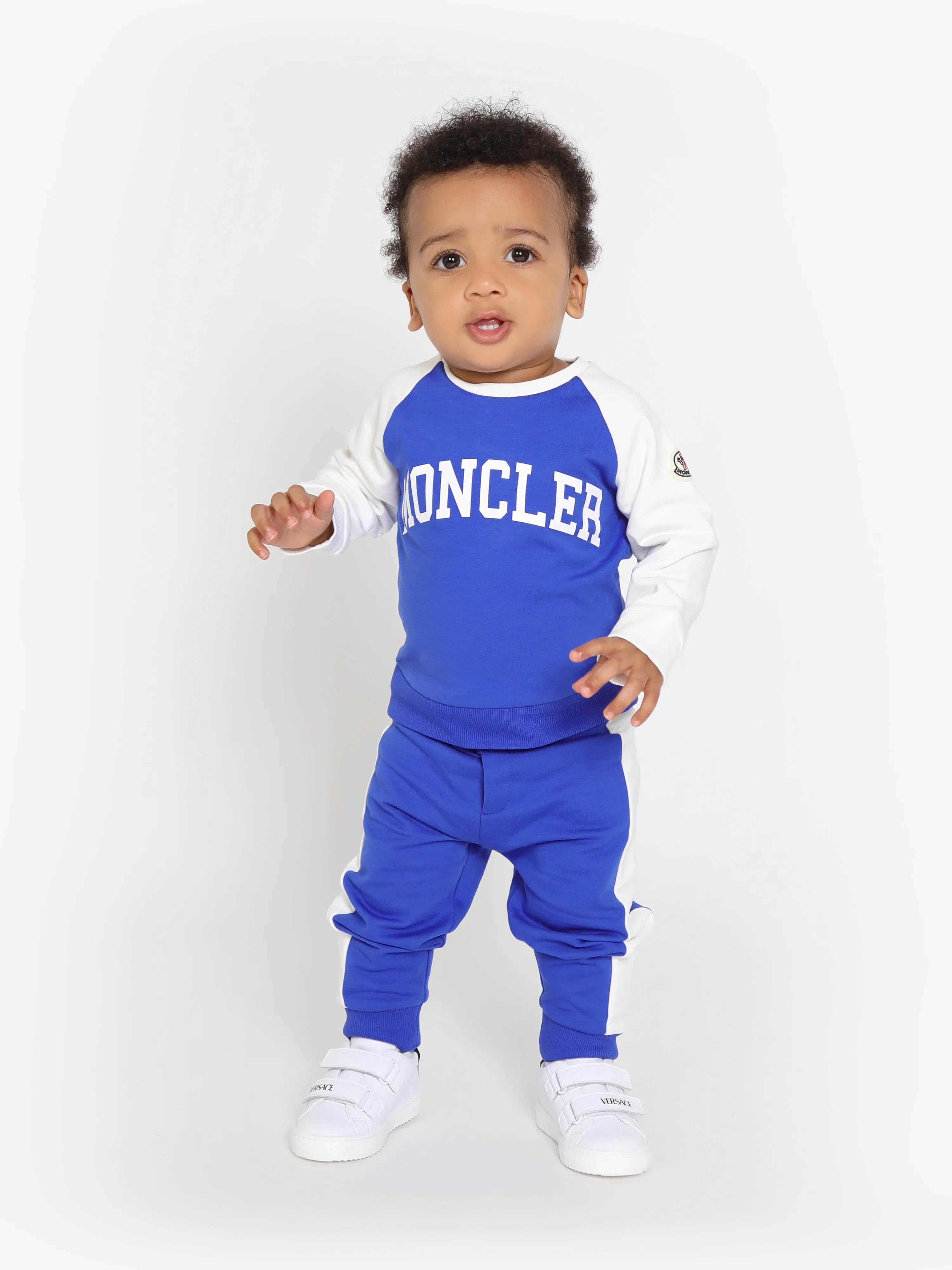 Moncler Enfant Baby Boys Logo Tracksuit in Blue