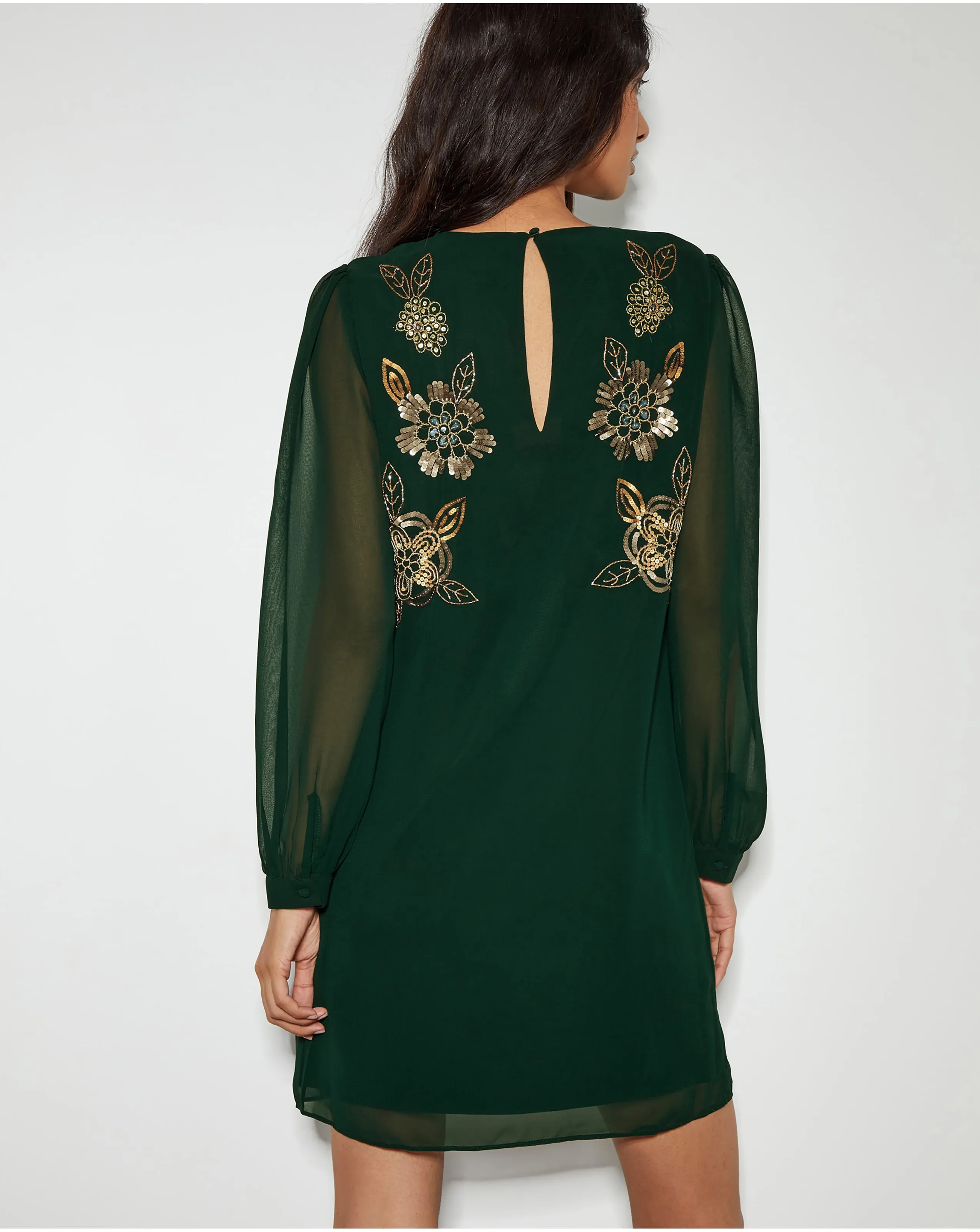 Monsoon Emma Embellished Tunic Dress | Simply Be