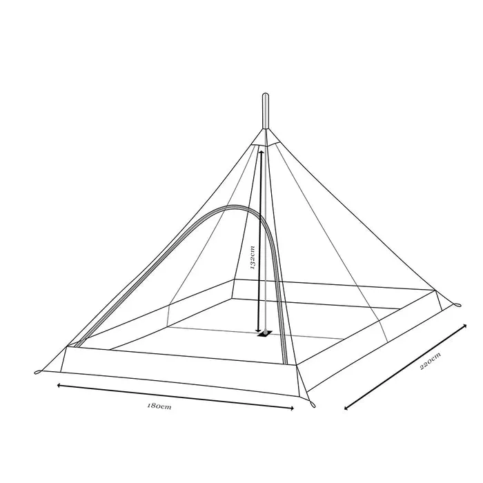Mont Hypermid 2 Pyramid Tent Full Mesh Inner
