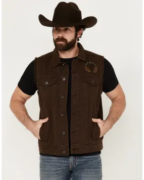 Moonshine Spirit Men's Revolt Trucker Cutoff Vest