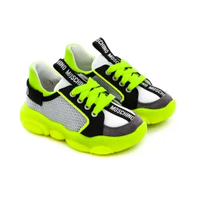 Moschino Fluo Sneakers For Boys
