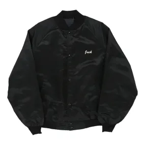 Mr. Jacks Unbranded Baseball Jacket - Large Black Nylon