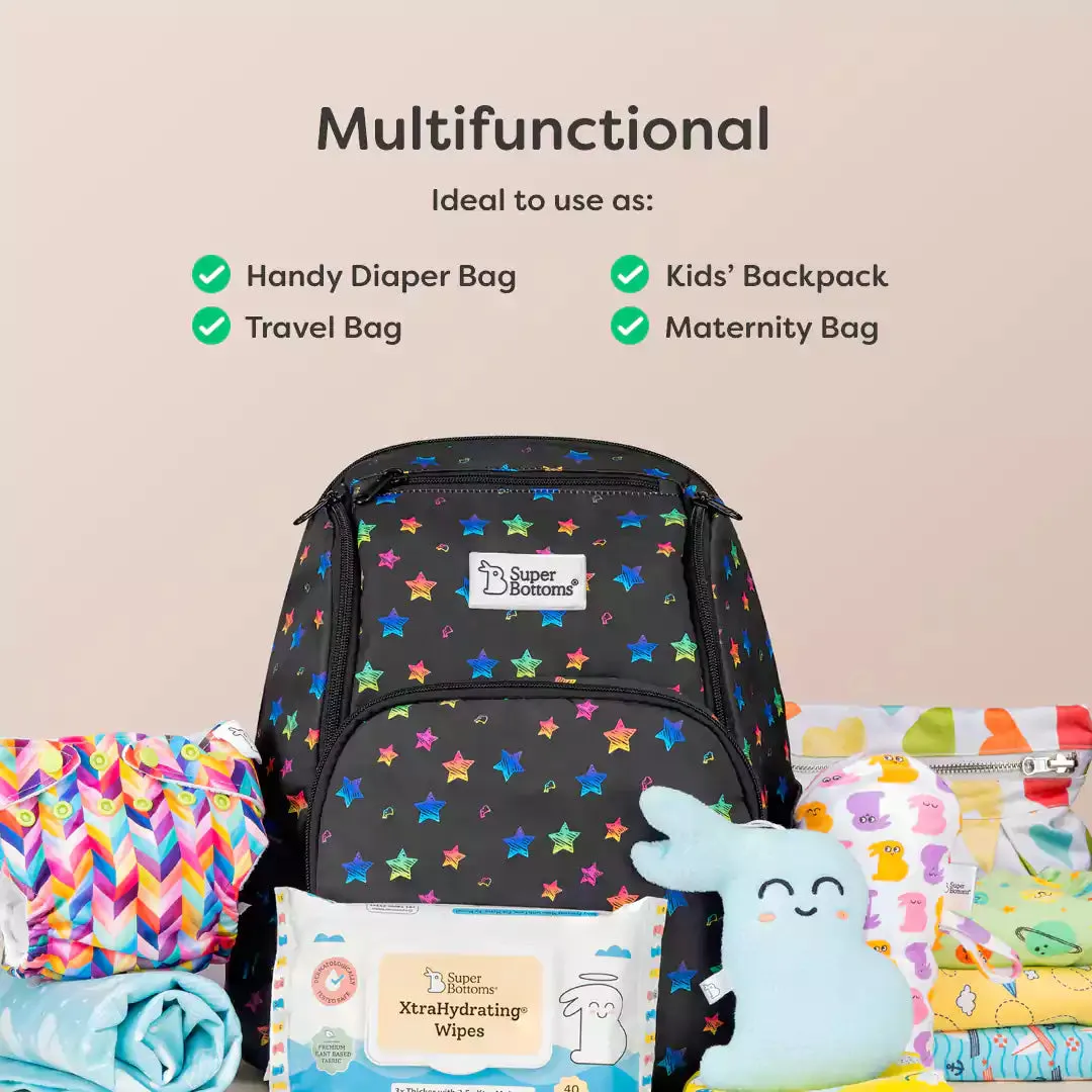 Multipurpose Backpack-Rainbow Twinkles