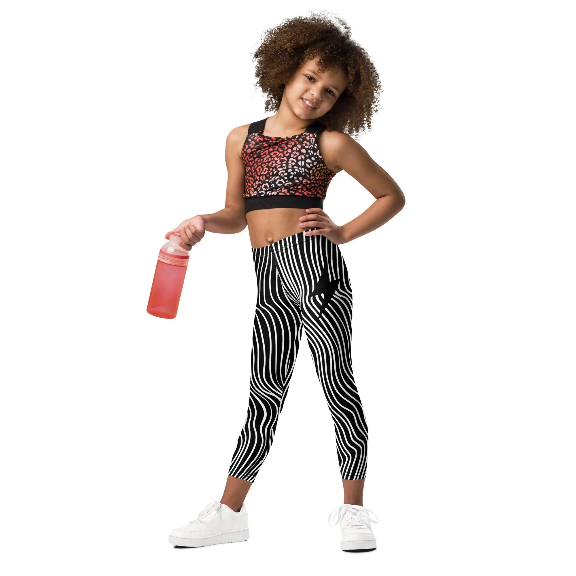 Mushroom Lines Kid's Leggings