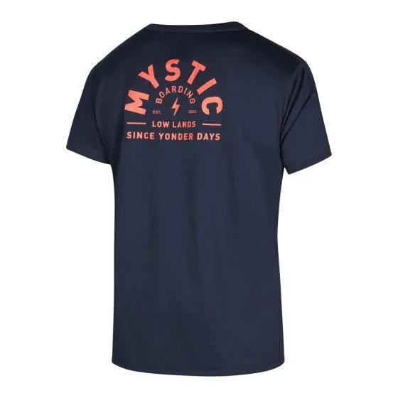 Mystic Voltage Quickdry Mens Rash Vest - Night Blue
