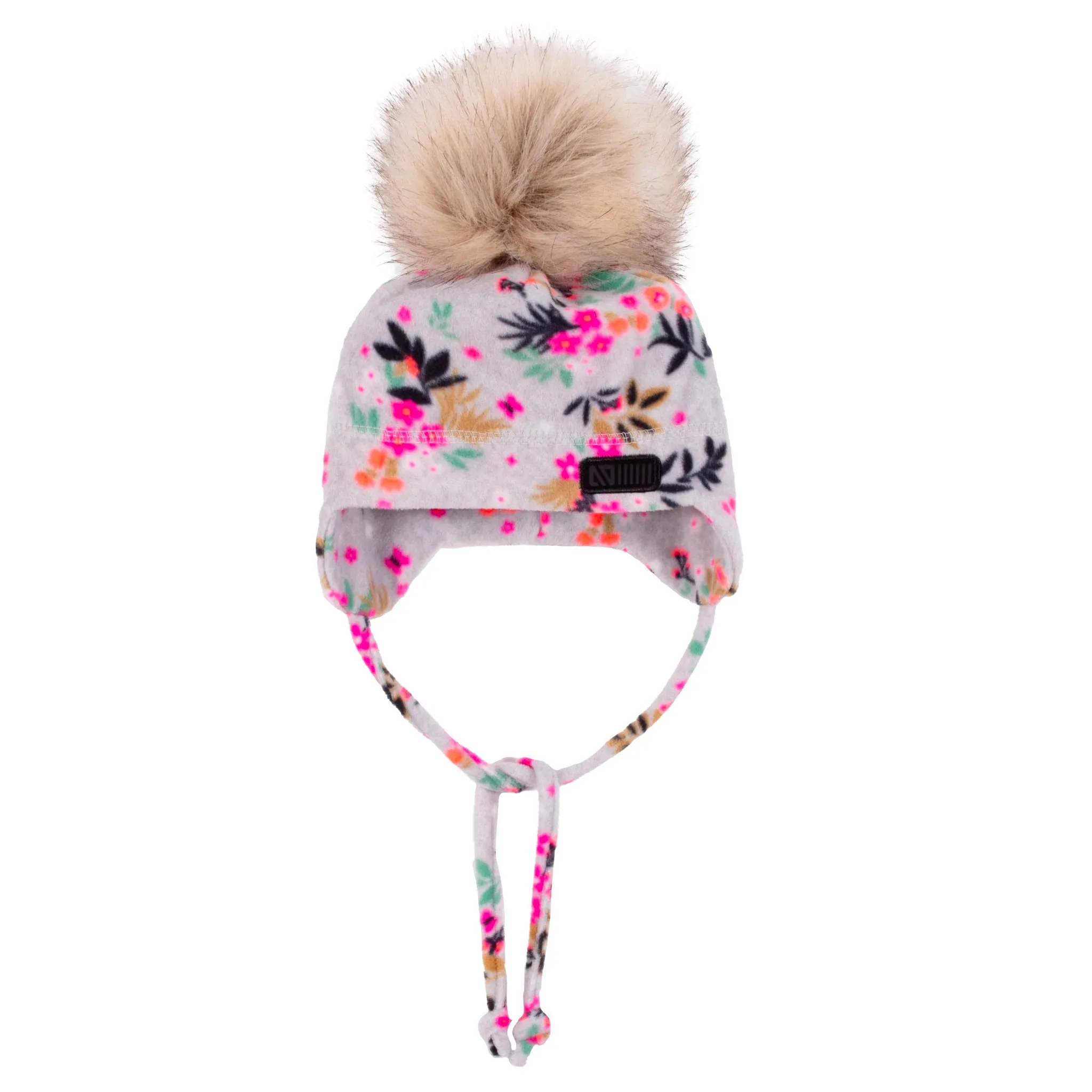 Nanö Flowers Fleece Beanie 12-24m  - Clement