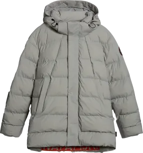Napapijri Men's Thermo Puffer Long Jacket 20-22 Gray Ghost | Buy Napapijri Men's Thermo Puffer Long Jacket 20-22 Gray 