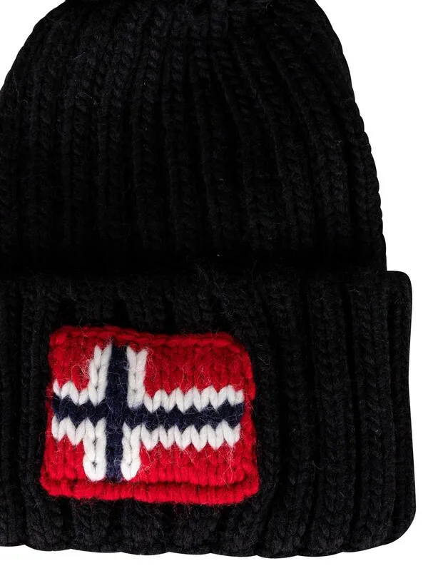 Napapijri Semiury 5 Pom Beanie - Black