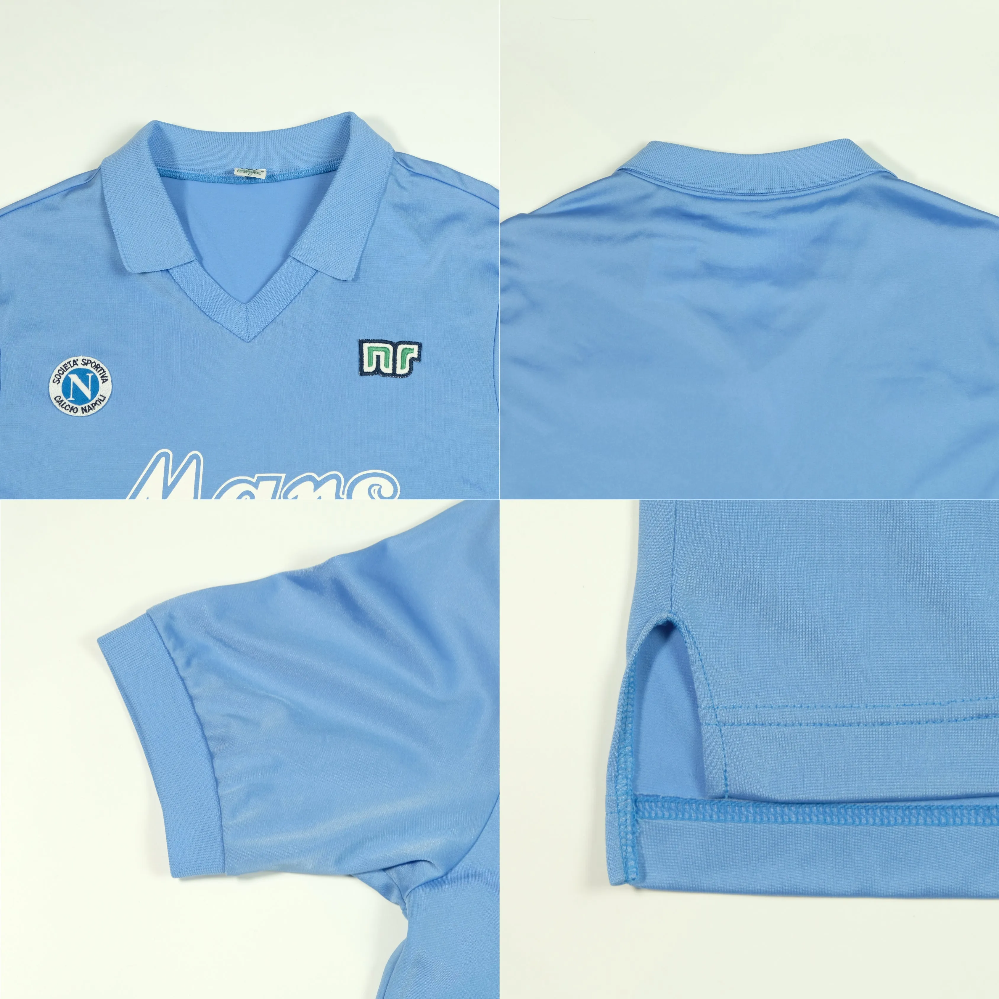 Napoli Italy Original 1988/1989 Ennerre Jaspo Home Football Shirt Medium