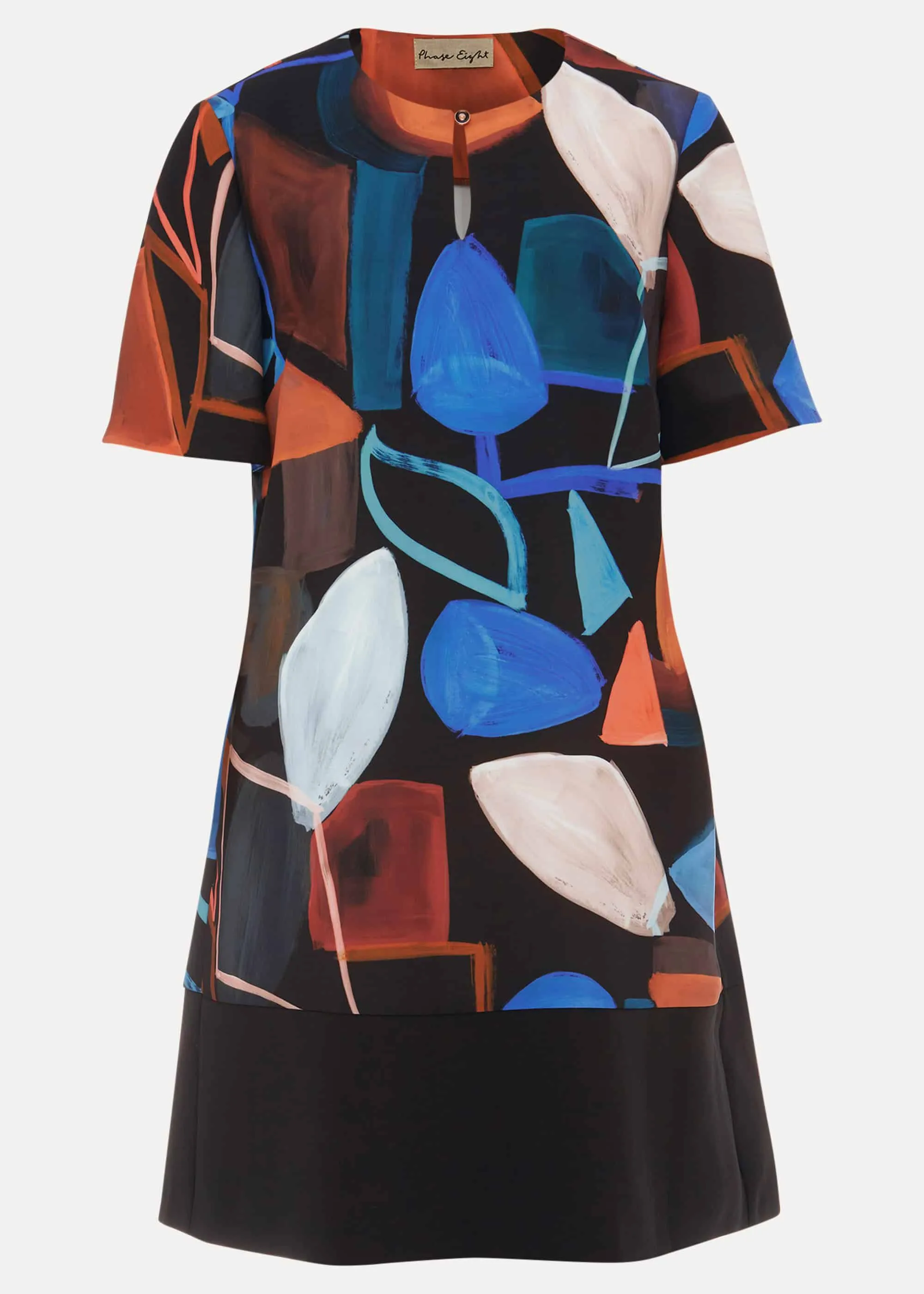 Nemi Shape Print Tunic Dress