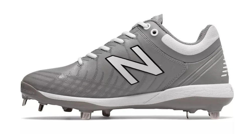 New Balance 4040v5 Metal Spikes - Grey/White (L4040TG5)