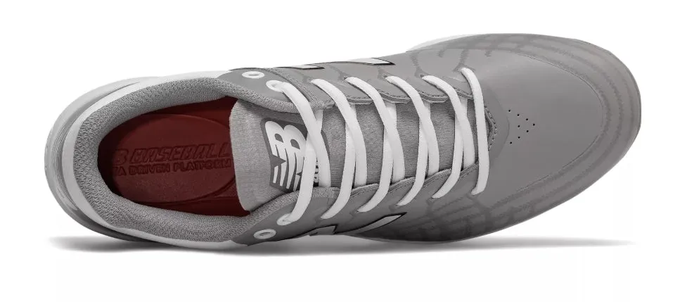 New Balance 4040v5 Metal Spikes - Grey/White (L4040TG5)