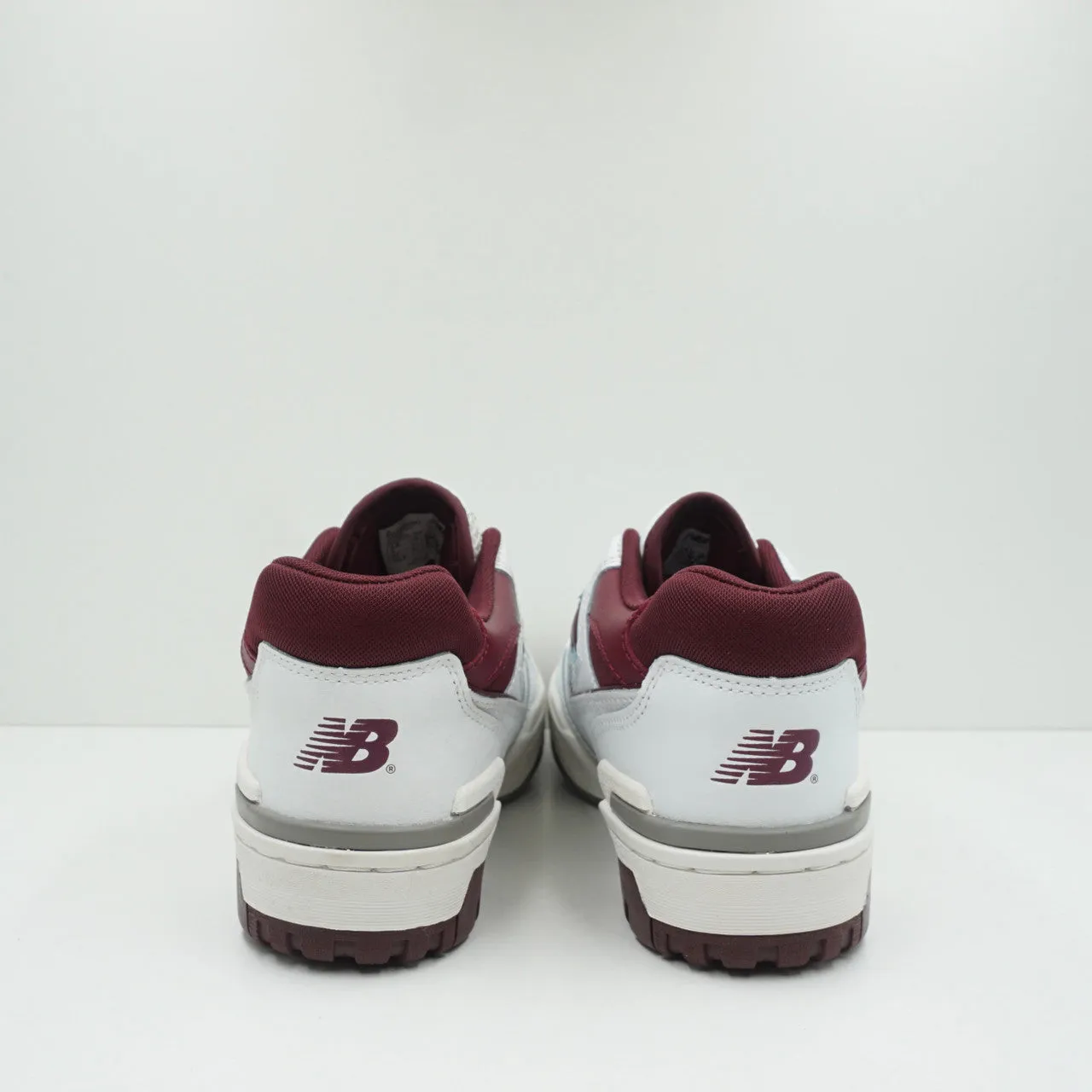 New Balance 550 White Burgundy Cyan