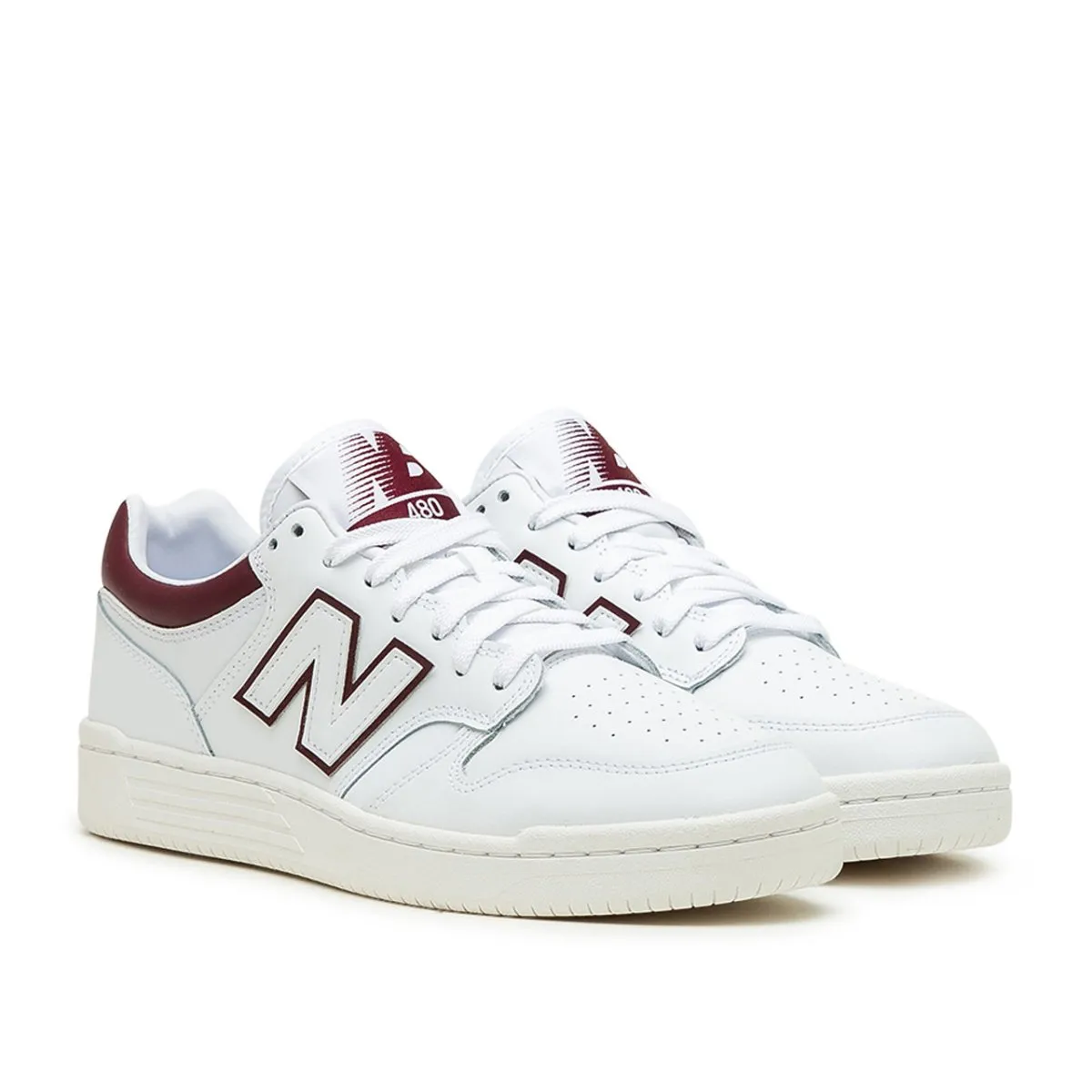 New Balance BB480 LDB (White / Red) BB480LDB