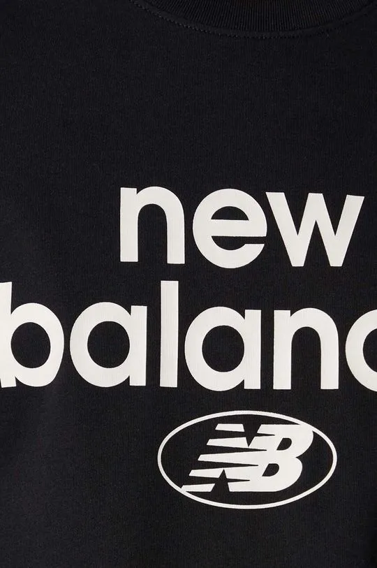 New Balance cotton t-shirt black color