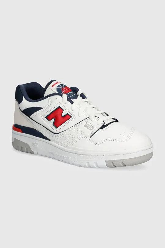 New Balance leather sneakers 550 white color BB550ESD