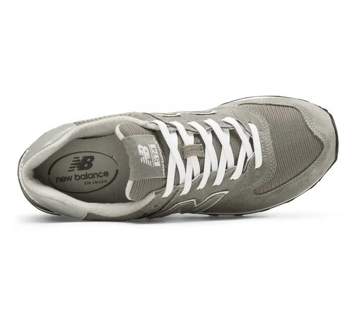 New Balance Men 574 Grey Suede